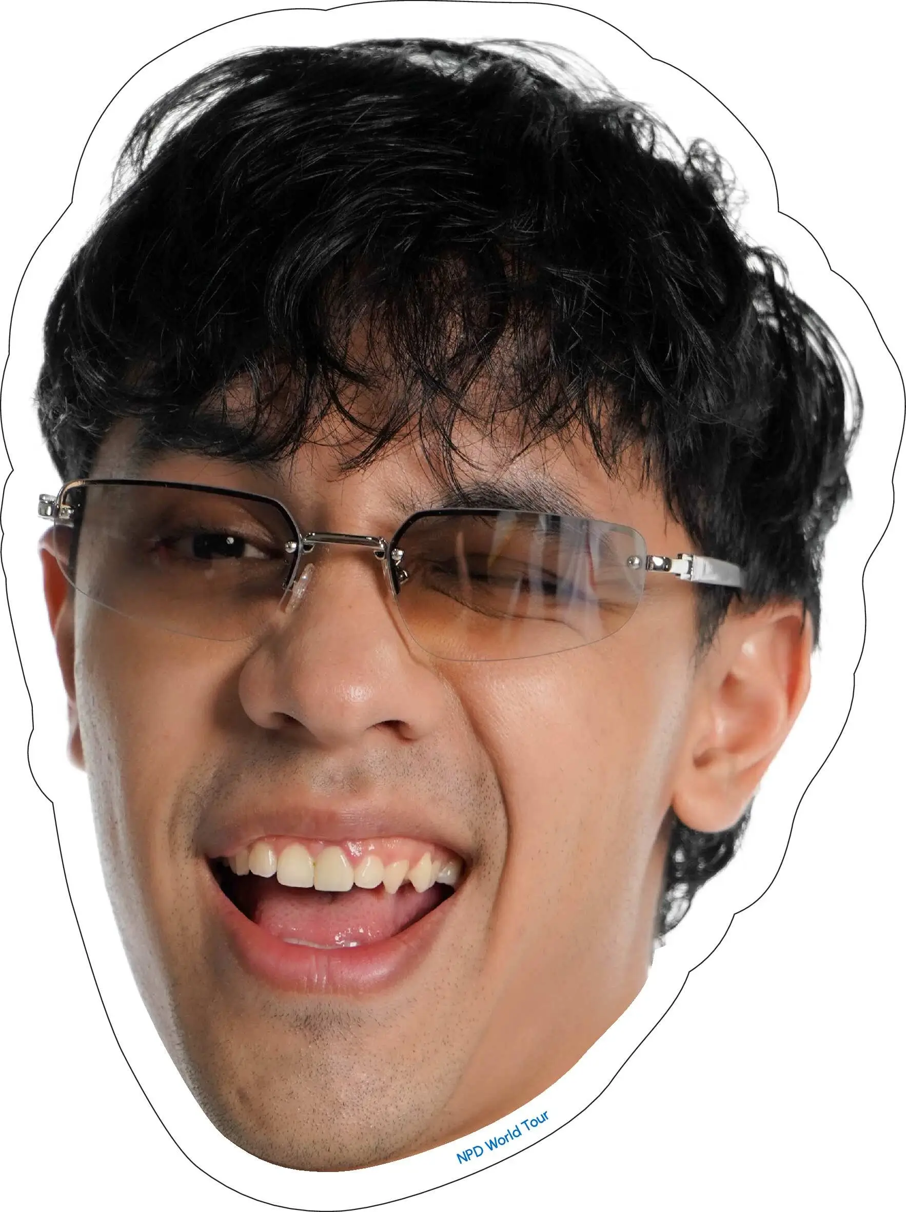 Cutout photo sticker